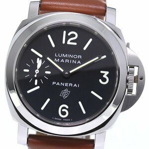 パネライ PANERAI PAM00005 ルミノールマリーナ スモールセコンド 手巻き メンズ 良品 内箱付き_798373