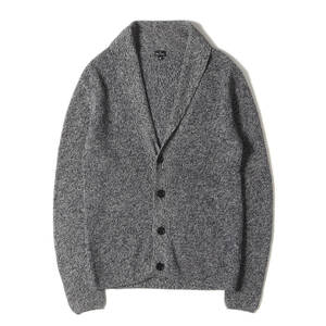 Paul Smith ポールスミス カーディガン サイズ:M ショールカラー メランジ ニット カーディガン (223407 974L) / PS ネイビー ホワイト