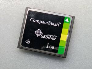 TDK GBDriver CompactFlash 1GB CFカード 産業用 ケース付き コンパクトフラッシュ メモリーカード 動作確認済み 凹みキズあり