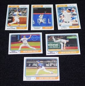 2023 Topps Heritage High Number MLB カード New York Mets 6 カード セット