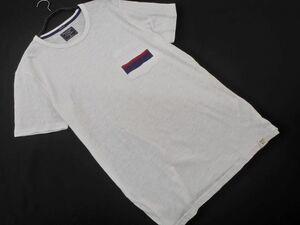 ネコポスOK Abercrombie & Fitch アバクロンビー＆フィッチ ポケット カットソー sizeM/白 ■◆ ☆ efb0 メンズ