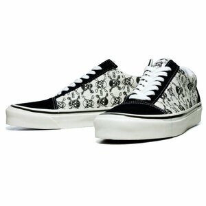 新品 VANS バンズ US企画 OLDSKOOL 36 DX オールドスクール アナハイムファクトリー 復刻 スカル ドクロ モノトーン US11（29cm）