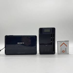 【動作確認済み】　Sony Cyber-shot DSC-TX7 BLACK　　コンデジ　デジカメ　デジタルカメラ　シャッター&フラッシュ動作OK