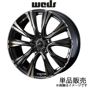 レオニスVR SX4 Sクロス YA22S/YB22S 18インチ アルミホイール 1本 パールブラック ミラーカット/チタントップ 0041264 WEDS LEONIS VR