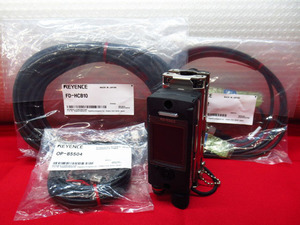 KEYENCE キーエンス FD-H22F クランプオン式流量センサ / FD-HCB10 電源ケーブル / FD-HCS2 / OP-85504 4点セット 管理24D1222H-C2