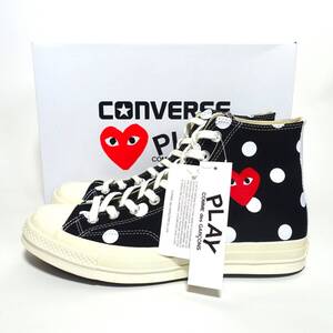 PLAY COMME des GARCONS CHUCK 70 ドット柄 ブラック size9(27.5CM)