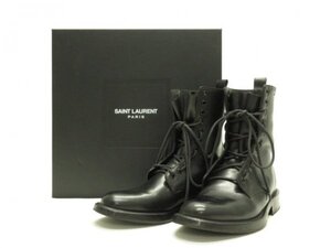 サンローランパリ ★クラシックレンジャー レースアップ レザー ブーツ サイズ39.5★SN 330696 ★SAINT LAURENT PARIS