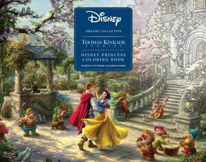 ★新品★送料無料★ディズニー トーマスキンケード : カラーリング ポスターブック★Disney Thomas Kinkade : Coloring Poster