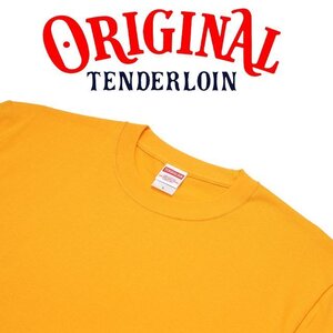 1円～1スタ 新品未使用 正規品 GOLD 激レア TENDERLOIN テンダーロイン 5.6oz Tシャツ TEE 藤原ヒロシ キムタク サイズXL 三代目JSB着用