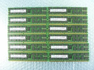 1NLF // 16GB 12枚セット 計192GB DDR3-1600 PC3L-12800R Registered RDIMM 2Rx4 M393B2G70DB0-YK0 SAMSUNG // Dell PowerEdge R520 取外