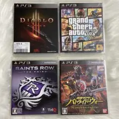 【PS3】ディアブロなど4本セットまとめ売り