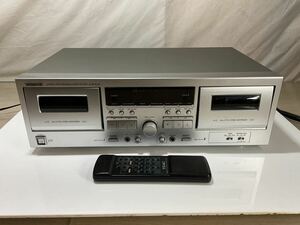 ■ TEAC ティアック W-890R MKⅡ-S ダブルオートリバース カセットデッキ リモコン付き 現状品/中古