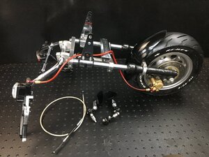 HONDA モンキー Z50J ディスクブレーキ 正立フロントフォークセット 26Φ 8インチアルミホイール(検索 MONKEY ゴリラ カスタム AB27 ホンダ