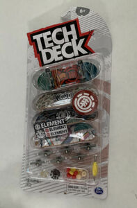 TECH DECK Ultra DLX Fingerboard 4 Pack Element Mini Skateboards NEW 海外 即決