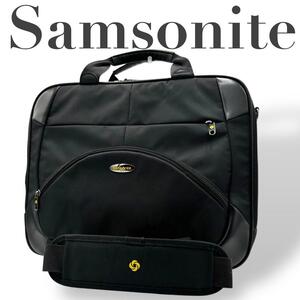 極美品　Samsonite サムソナイト　2way ビジネスバッグ　ブラック