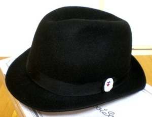 ★新品・格安★APE　SHORT BRIM FELT HAT　L　/ハット