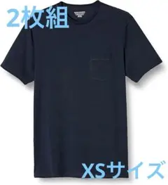 2枚組 Tシャツ クルーネック スリムフィット 半袖 メンズ