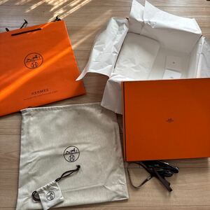 HERMES 空箱 BOX 化粧箱 エルメス リボン 保存袋 カデナ バーキン ケリー エールバッグジップ 31 30 保存箱