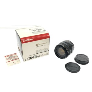 【元箱付き 動作品】Canon COMPACT-MACRO LENS EF 28-105mm F3.5-4.5 キャノン 標準～中望遠 ズームレンズ AFレンズ EFマウント C4417