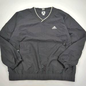 L adidas アディダス プルオーバー ゴルフウェア 2way ワンポイント CLIMASHELL ブラック リユース ultramto gf0093