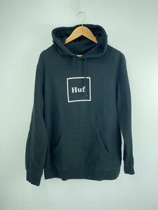 HUF◆パーカー/L/コットン/BLK/無地