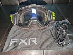 使用1日 中古 FXR MAVERICK CORDLESS ELECTRIC GOGGLE 伝熱ゴーグル ヒートゴーグル 検:509 klim OAKLEY