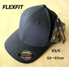 FLEXFITキャップ黒53~57cm BLACK