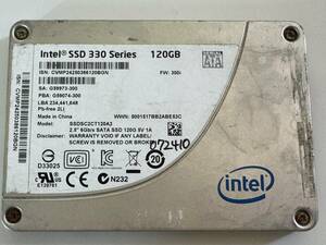 INTEL SSD120GB【動作確認済み】072410