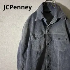 ヴィンテージ JCPenney ジェーシーペニー スウェードジャケット ネイビー