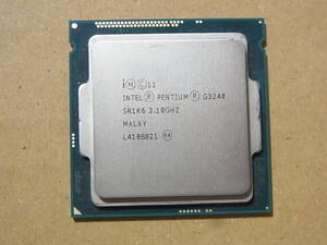 ●Intel Pentium G3240 SR1K6 3.10GHz Haswell LGA1150 2コア 2スレッド 動作良好 ① (Ci0354)