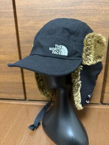 THE NORTH FACE(ザ・ノースフェイス）Frontier Cap（フロンティアキャップ）NN41708 ブラック L 寒冷地防寒キャップ 極暖 GOLDWIN正規品