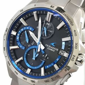 新品 CASIO カシオ OCEANUS オシアナス マンタ 腕時計 OCW-S4000-1A 電波ソーラー タフソーラー チタン マルチバンド6 Bluetooth 箱付き