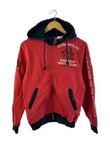 TED MAN(TED COMPANY)◆ジップパーカー/38/コットン/RED/無地