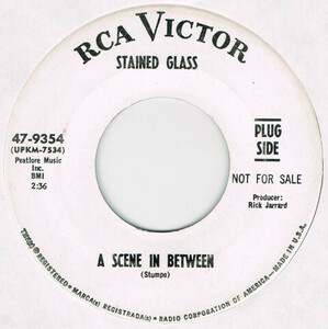 ●STAINED GLASS / A SCENE IN BETWEEN / MEDIOCRE ME [US 45 ORIGINAL 7inch シングル 1967 PROMO サイケ 試聴]