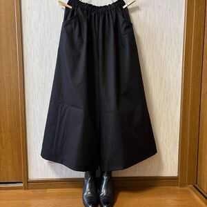 今回のお得品!!*ハンドメイド*ナチュラル♪ワイドパンツ　ガウチョ　黒　コットン　　　　　