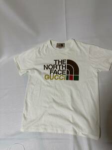 77 Gucci x The North Face Tシャツ グッチ×ノースフェイス Tシャツ 1円スタート