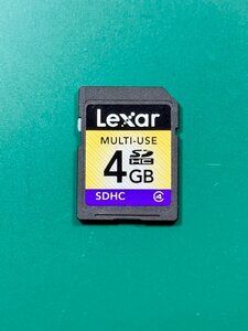 Lexar レキサー SDHCカード 4GB 1枚 フォーマット済み 動作確認済みジャンク品