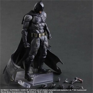 ★未使用 バットマン vs スーパーマン ジャスティスの誕生 28㎝ アクション フィギュア アメコミ ダークヒーロー BATMAN 海外限定品 箱付き