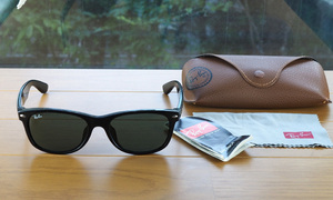 レイバン　RayBan サングラス　ＲＢ2132F NEW WAYFARER 901L 55 18 140 3N 　G15 純正グリーンレンズ　ケース付き