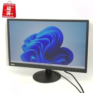 福袋 半額セール 大売出し 在庫処分 23.8インチワイド フルHD ディスプレイ Lenovo ThinkVision E24-10 中古 液晶モニター VGA DisplayPort