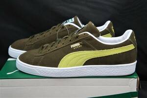 SALE！【新品】US9.5 27.5cm PUMA プーマ SUEDE CLASSIC XXI スエード クラシック DEEP OLIVE/TART APPLE/WHITE 国内正規品