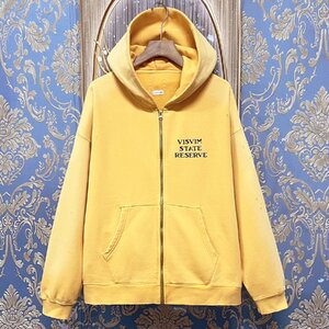 絶賛 新品未使用 VISVIM ビズビム 24AW JUMBO SB HOODIE F.Z. CRASH パーカー アウター フーディ 0124205010014 サイズ4