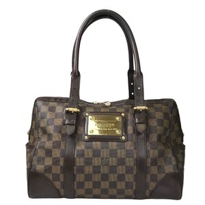 【1円～】ルイヴィトン LOUIS VUITTON バッグ ハンドバッグ ダミエ バークレー N52000 レザー ブラウン 中古