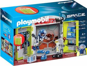 即決！新品 PLAYMOBIL 70110 マーズ ミッション プレイ ボックス プレイモービル