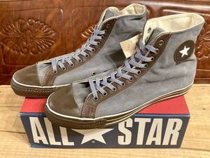 ★☆90s!USA!希少レア!コンバース ALL STAR 1917 NON-PERF SUEDE ブルー/グレー 30cm converse オールスター ハイカット ビンテージ 232★