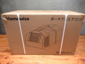 新品未開封 Homewise ポータブルエアコン BL001C 冷房能力 1500BTU スポットクーラー 冷房 床置型 管理6NT0523C-I02