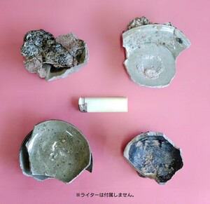 ｉ古唐津　くっつき陶片　発掘品　２窯分