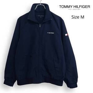 TOMMY HILFIGER トミーヒルフィガ－ ナイロン ジャケット ブルゾン ネイビー M