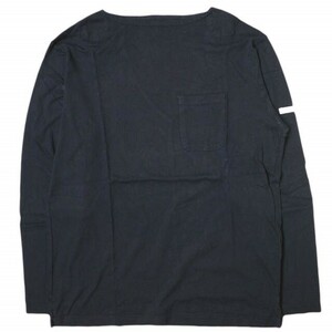 Engineered Garments エンジニアードガーメンツ Bask Shirt - Solid JERSEY バスクシャツ M NAVY ボートネック Tシャツ カットソー g16227