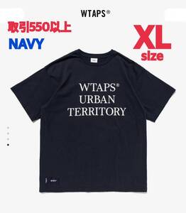 WTAPS 2024SS WUT SS TEE NAVY XLサイズ ダブルタップス URBAN TERRITORY ロゴ 半袖 Tシャツ T-SHIRT SIGN X-LARGE 